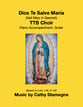 Dios Te Salve, Maria (TTB Choir)   TTB choral sheet music cover